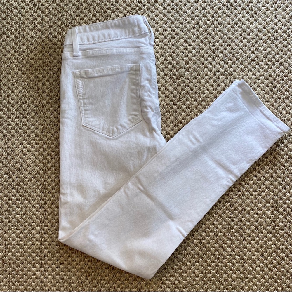 PAIGE Kylie crop white jeans 👖
